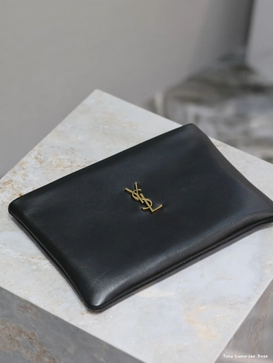Tony Luxuries LAMBSKIN CALYPSO YSL SMALL POUCH IN 0805